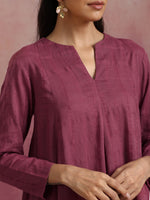 Thumbnail for trueBrowns Mauve Cotton Dobby Co-ord set