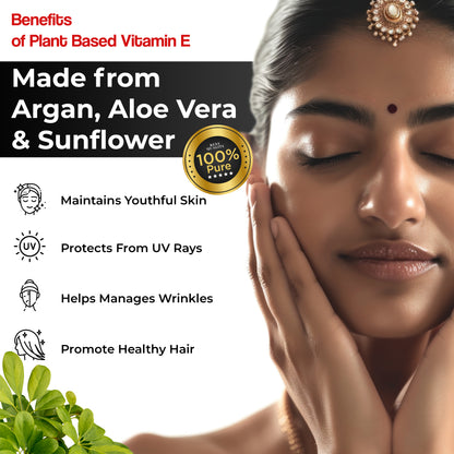 Health Veda Organics Vitamin E Capsules - Distacart