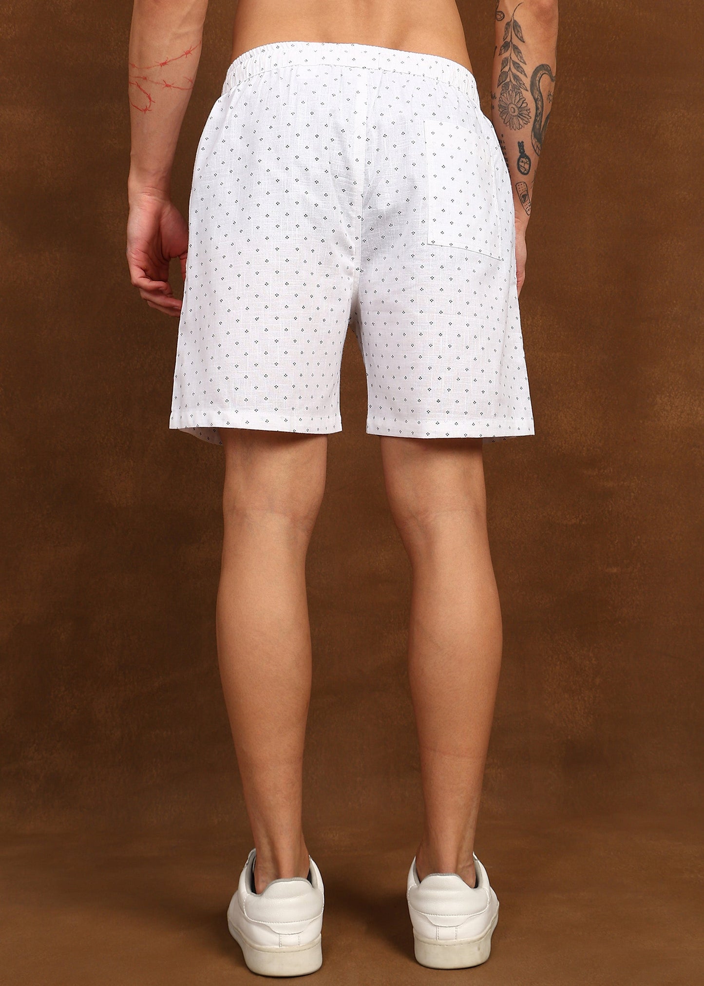 Fabmade Micro Print Casual Shorts - Distacart