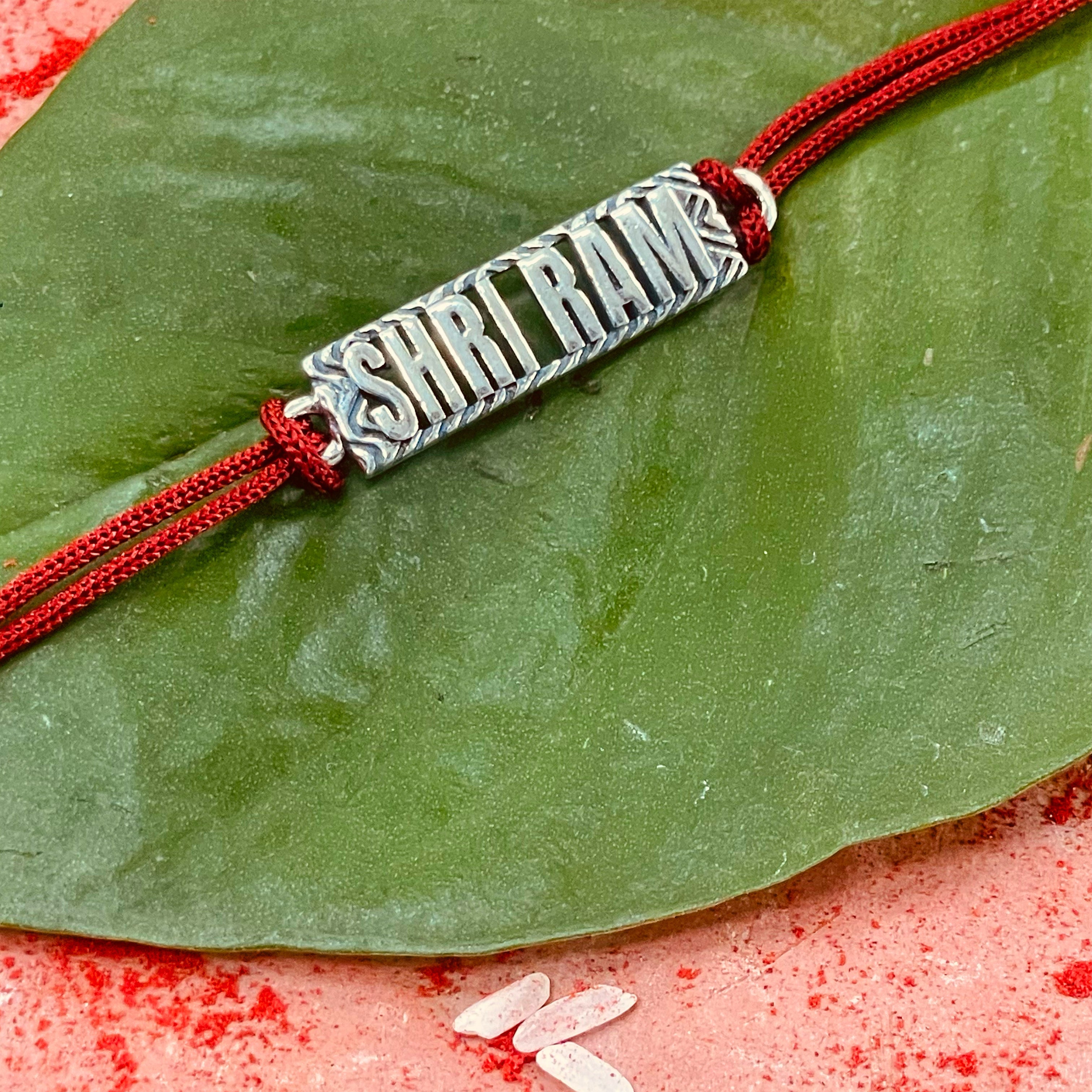 trueBrowns 925 Sterling Silver Shri Ram Thread Rakhi - Distacart