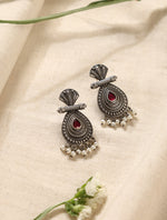 Thumbnail for trueBrowns Silver Pearl Bead Earrings