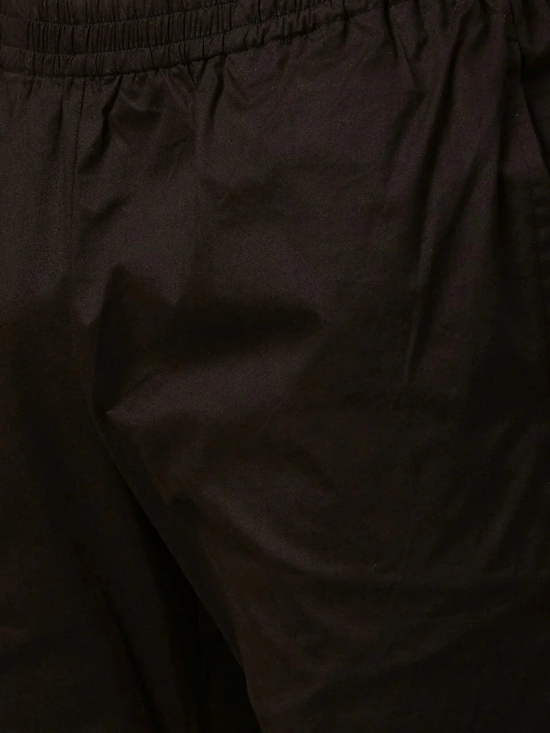 Fabmade Men's Z-Black Cotton Linen Pyjama