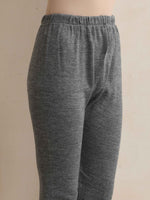 Thumbnail for trueBrowns Grey Woollen Leggings