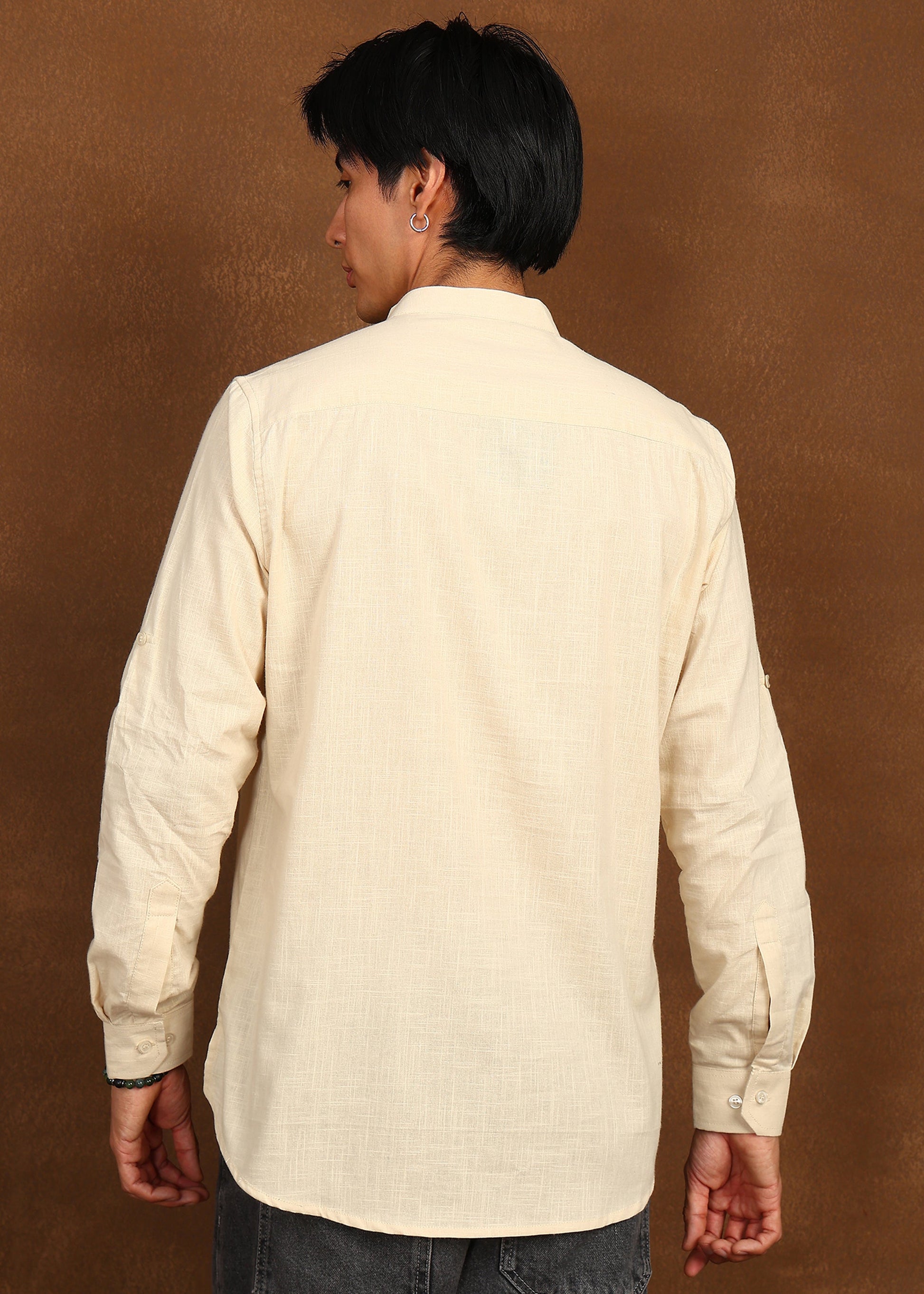 Fabmade Dune Linen Kurta - Distacart
