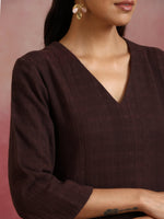 Thumbnail for trueBrowns Cola Cotton Dobby Kurta Set