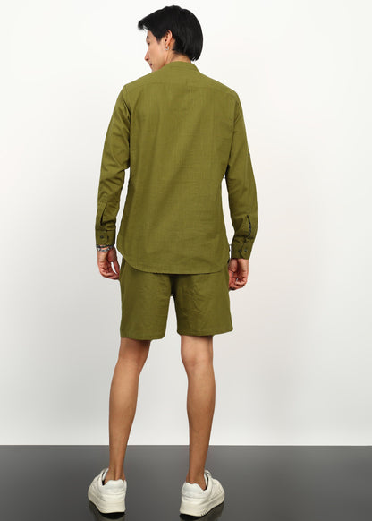 Fabmade Olive Breeze Co-Ord Set - Distacart
