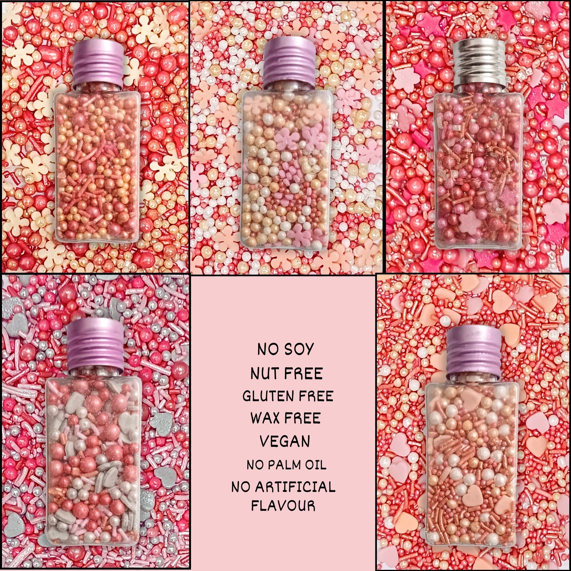 valentine sprinkles vs multipack 15 100 gms