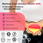 Thumbnail for Health Veda Organics D-Mannose + Cranberry Extract Tablets - Distacart