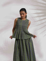 Thumbnail for trueBrowns Grey Cotton Skirt Co-ord Set