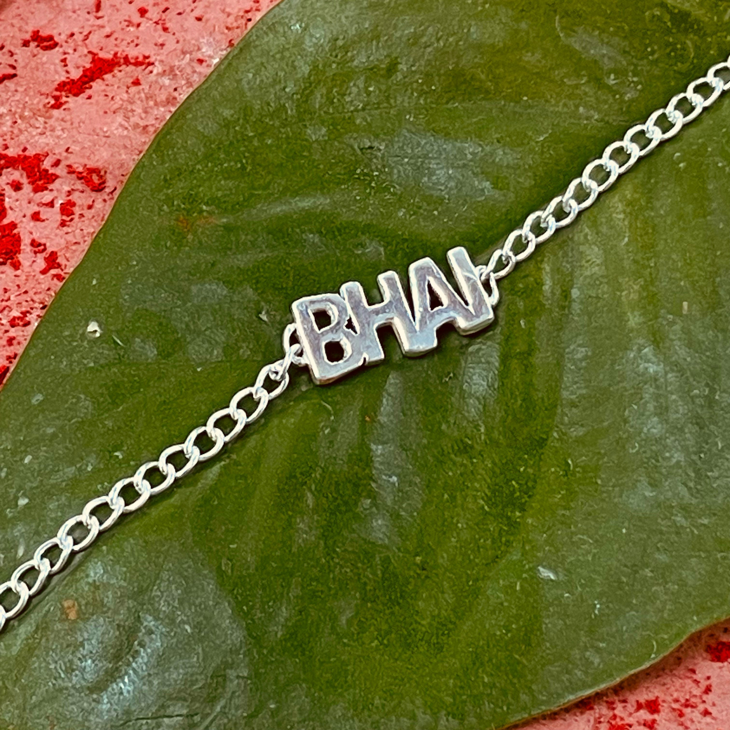 trueBrowns 925 Sterling Silver Bhai Silver Chain Rakhi - Distacart