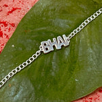 Thumbnail for trueBrowns 925 Sterling Silver Bhai Silver Chain Rakhi - Distacart