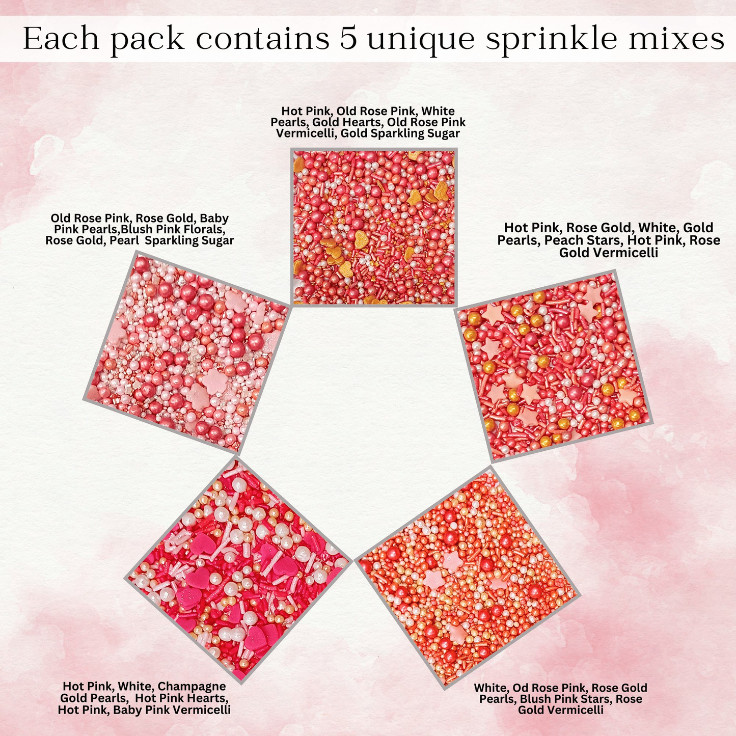 valentine sprinkles vs multipack 13 100 gms