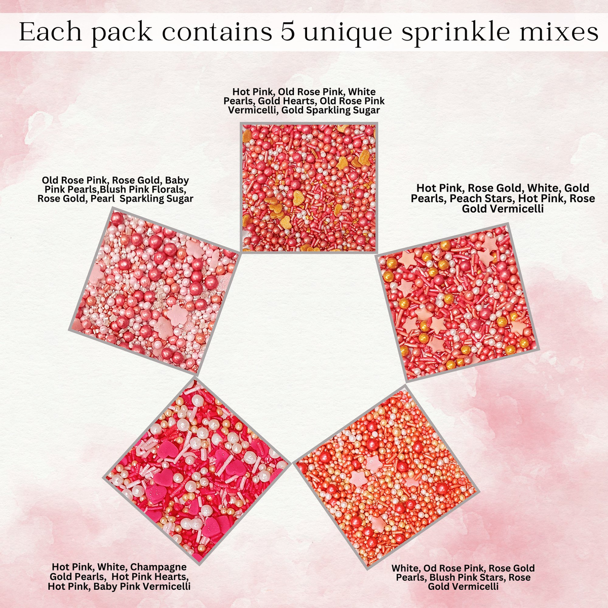 valentine sprinkles vs multipack 13 100 gms