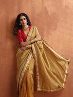Thumbnail for trueBrowns Gold Tissue Ready To Wear Saree