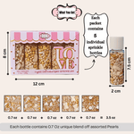 Thumbnail for confect baby shower sprinkles edible sprinkles for cake cupcake decoration pack of 5 baby shower 11