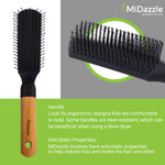 Thumbnail for MiDazzle Hair Brush (Wooden) MIHB0036 - Distacart