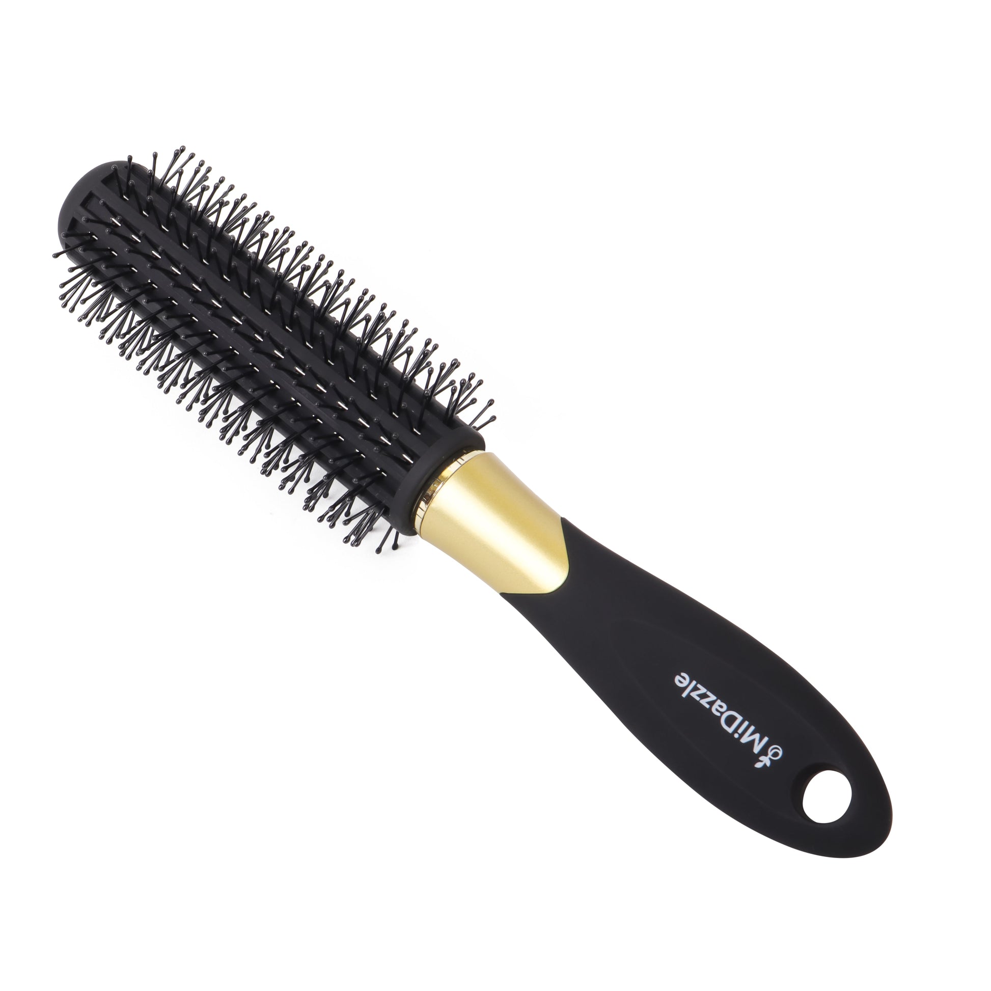 MiDazzle Hair Brush (Black & Gold) MIHB0031 - Distacart