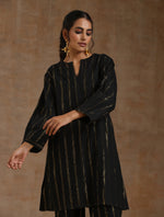 Thumbnail for trueBrowns Black Gold Cotton Relaxed Co-Ord Set - Distacart