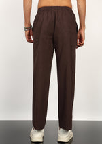 Thumbnail for Fabmade Cocoa Drift Linen Trousers - Distacart