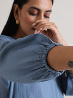 Thumbnail for trueBrowns Light Blue Kurta Pant Set - Distacart