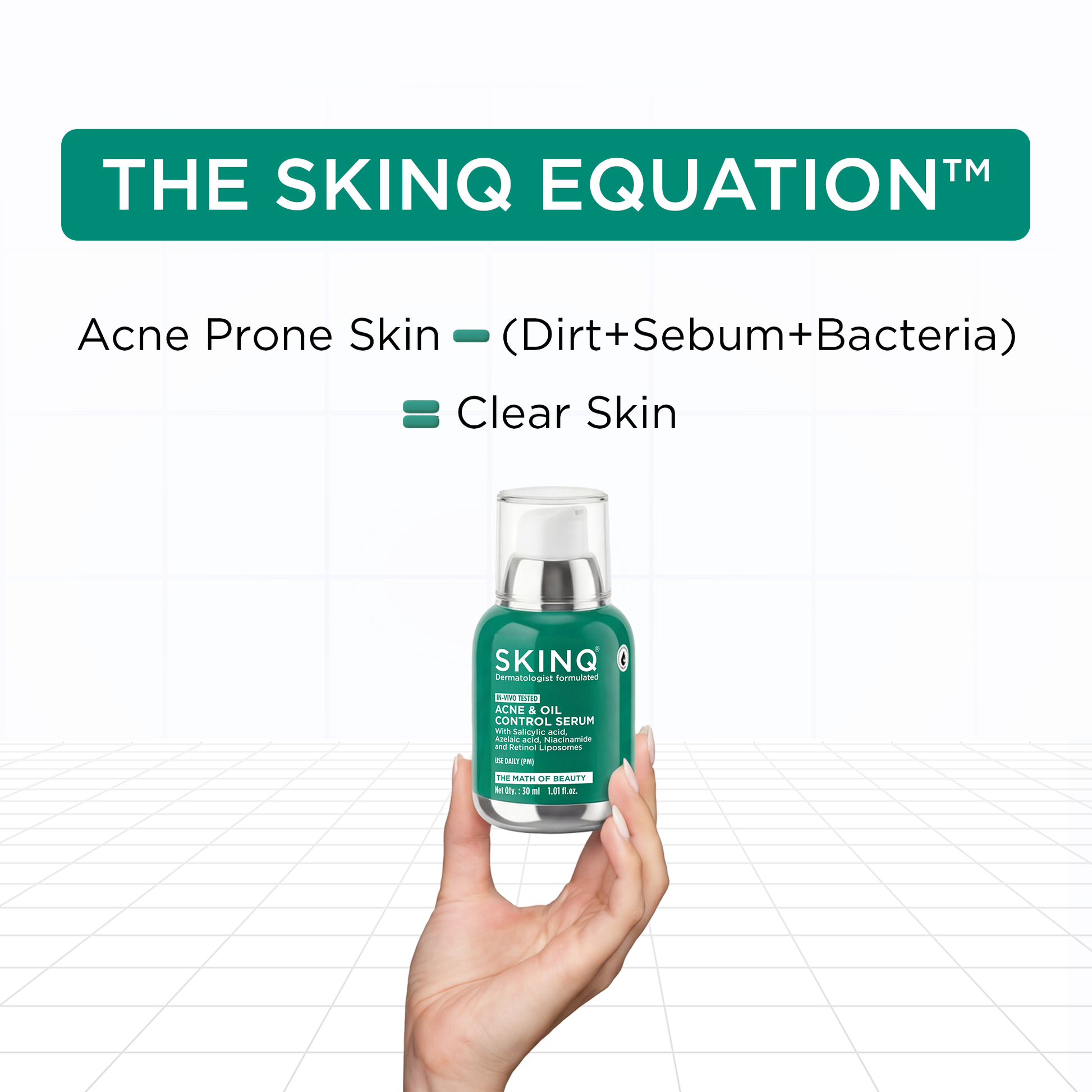 SkinQ Acne & Oil Control Serum - Distacart
