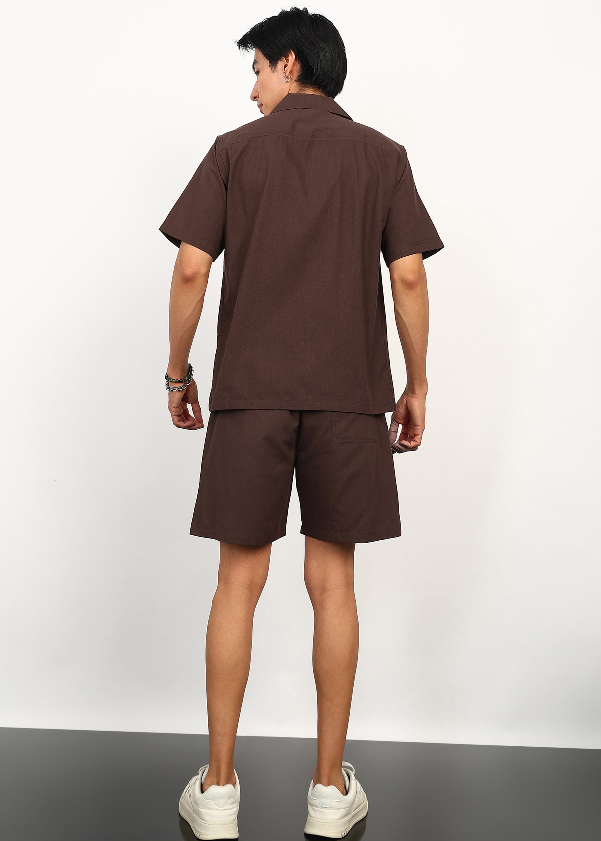 Fabmade Cacao Minimal Co-Ord Set - Distacart