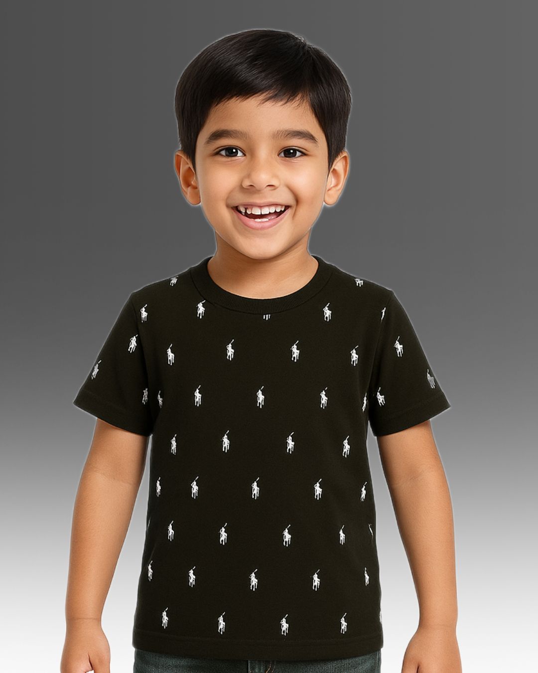 Chilins Kids Boy's Girls Regular Fit T-Shirt