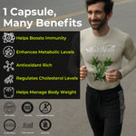 Thumbnail for Health Veda Organics Spirulina Capsules - Distacart