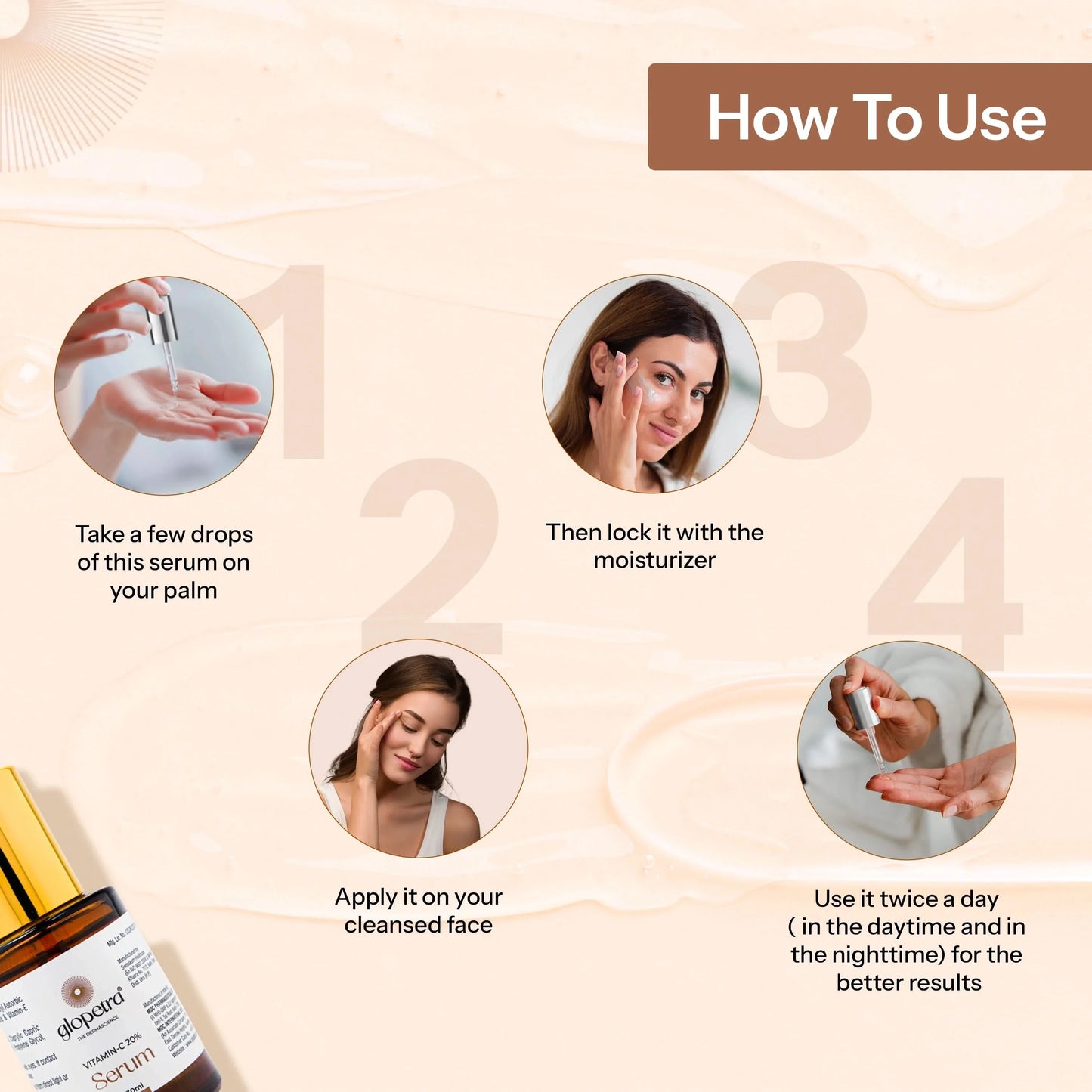 Glopetra Vitamin C Serum For Dull Skin - Dista