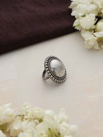 Thumbnail for trueBrowns Silver Tone Dome Ring - Distacart