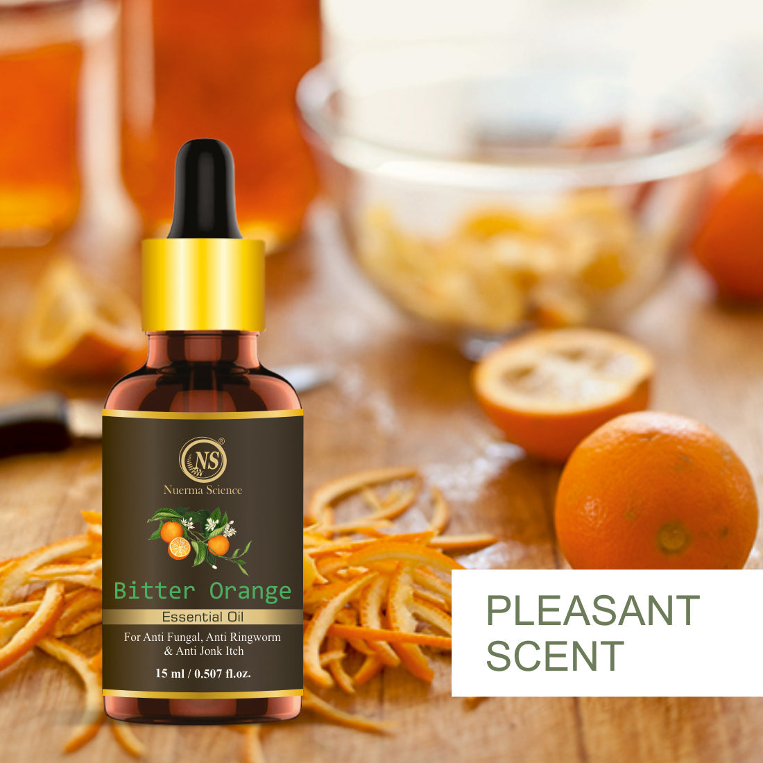 Nuerma Science Bitter Orange Essential Oil For Anti Fungal & Aromatherapy