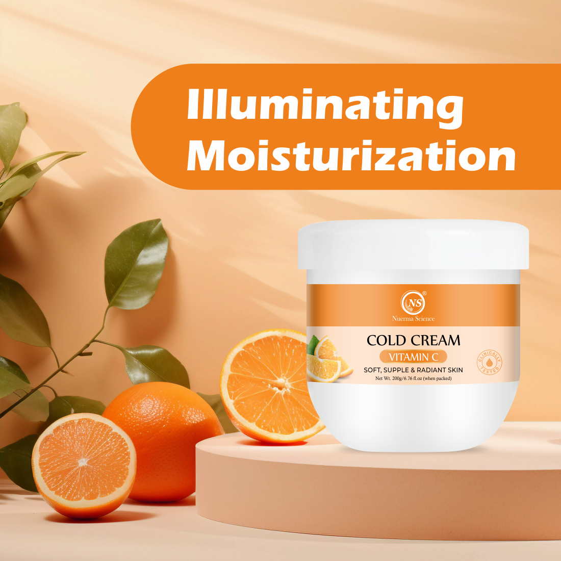 Nuerma Science Vitamin C Cold Cream for Soft, Supple & Radiant Skin - Distacart