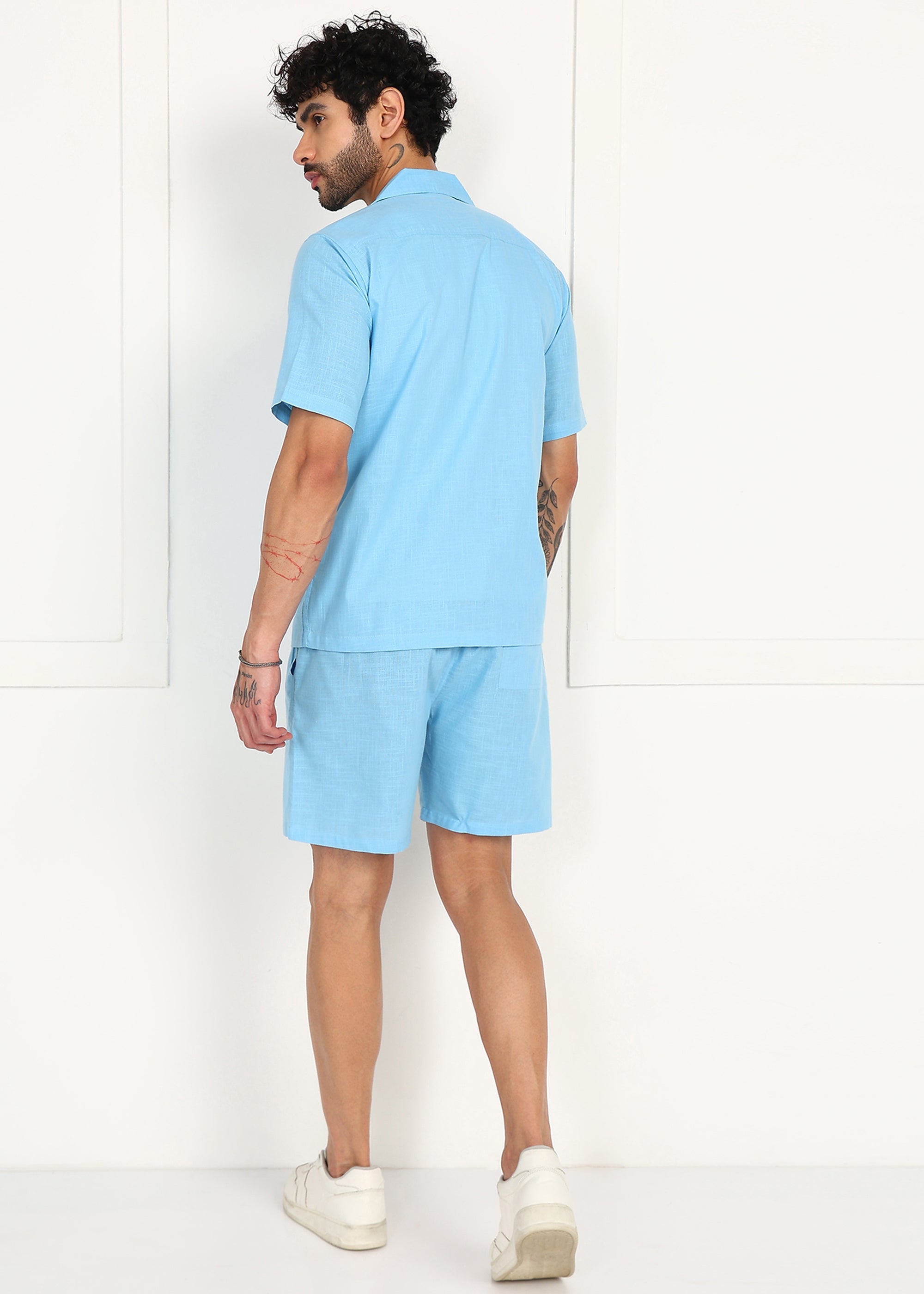 Fabmade Skyline Linen Co-Ord Set - Distacart