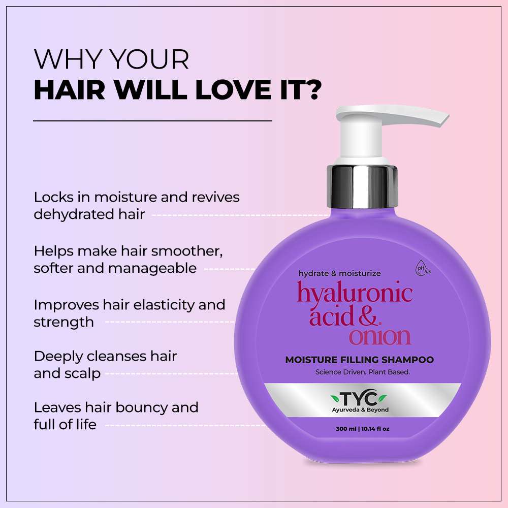 TYC Moisture Filling Shampoo - Hyaluronic Acid + Onion - Dista