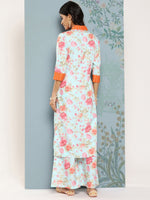 Thumbnail for Ahalyaa Floral Printed Kurta With Palazzos - Distacart