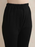 Thumbnail for trueBrowns Black Woollen Leggings
