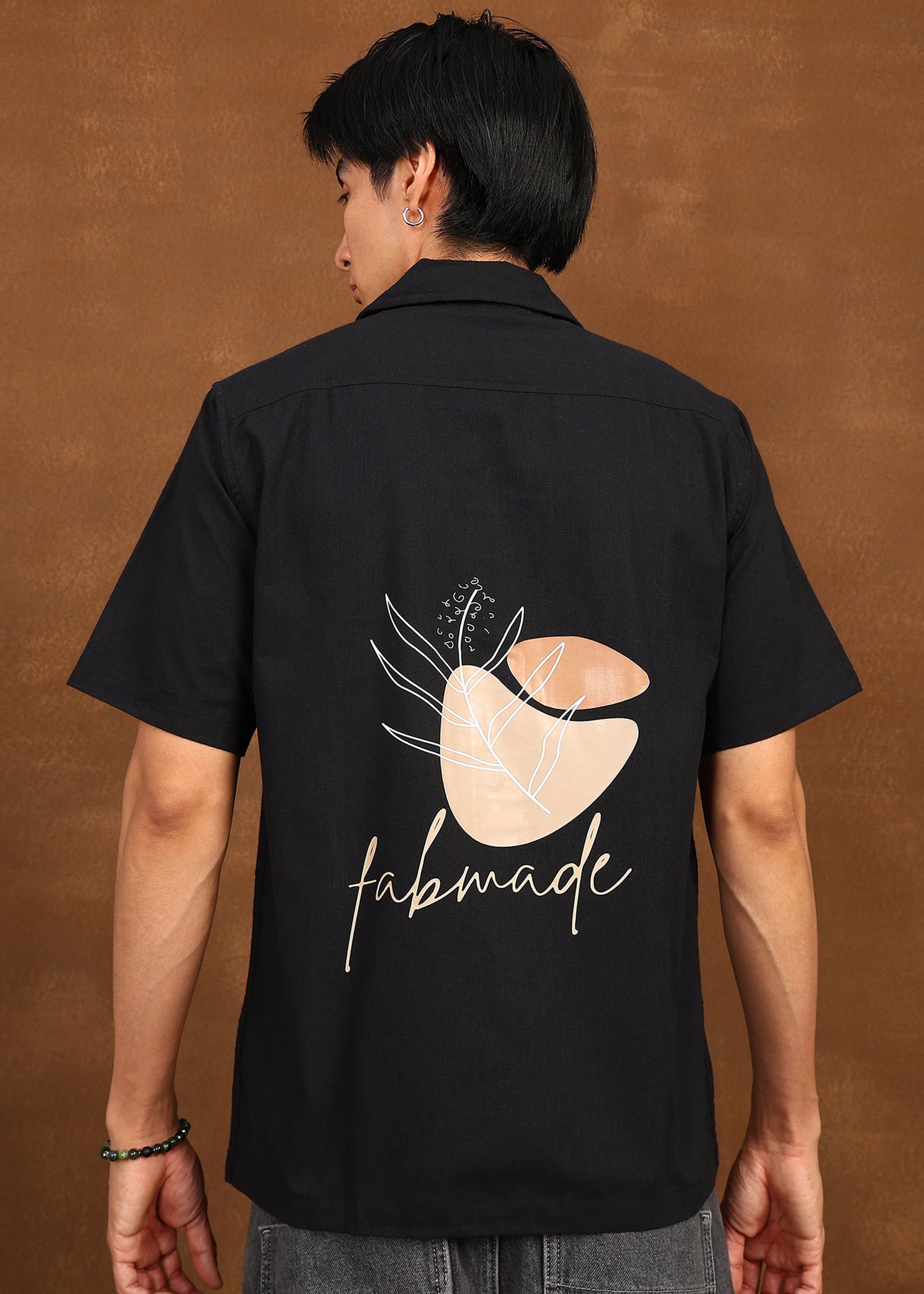 Fabmade Noir Emblem Shirt - Distacart