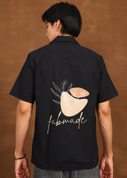 Fabmade Noir Emblem Shirt - Distacart