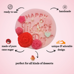 Thumbnail for confect mothers day toppers for cakes cupcakes cake decorations supplies 100gms mday topper 05