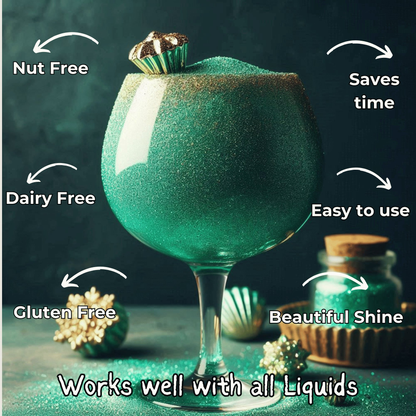 agave green edible luster dust 5 g