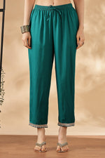 Thumbnail for BulBul Areba Printed Olive & Maroon Rayon Salwar Suit
