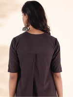 Thumbnail for trueBrowns Cola Cotton Ikat Kurta Pant Set - Distacart