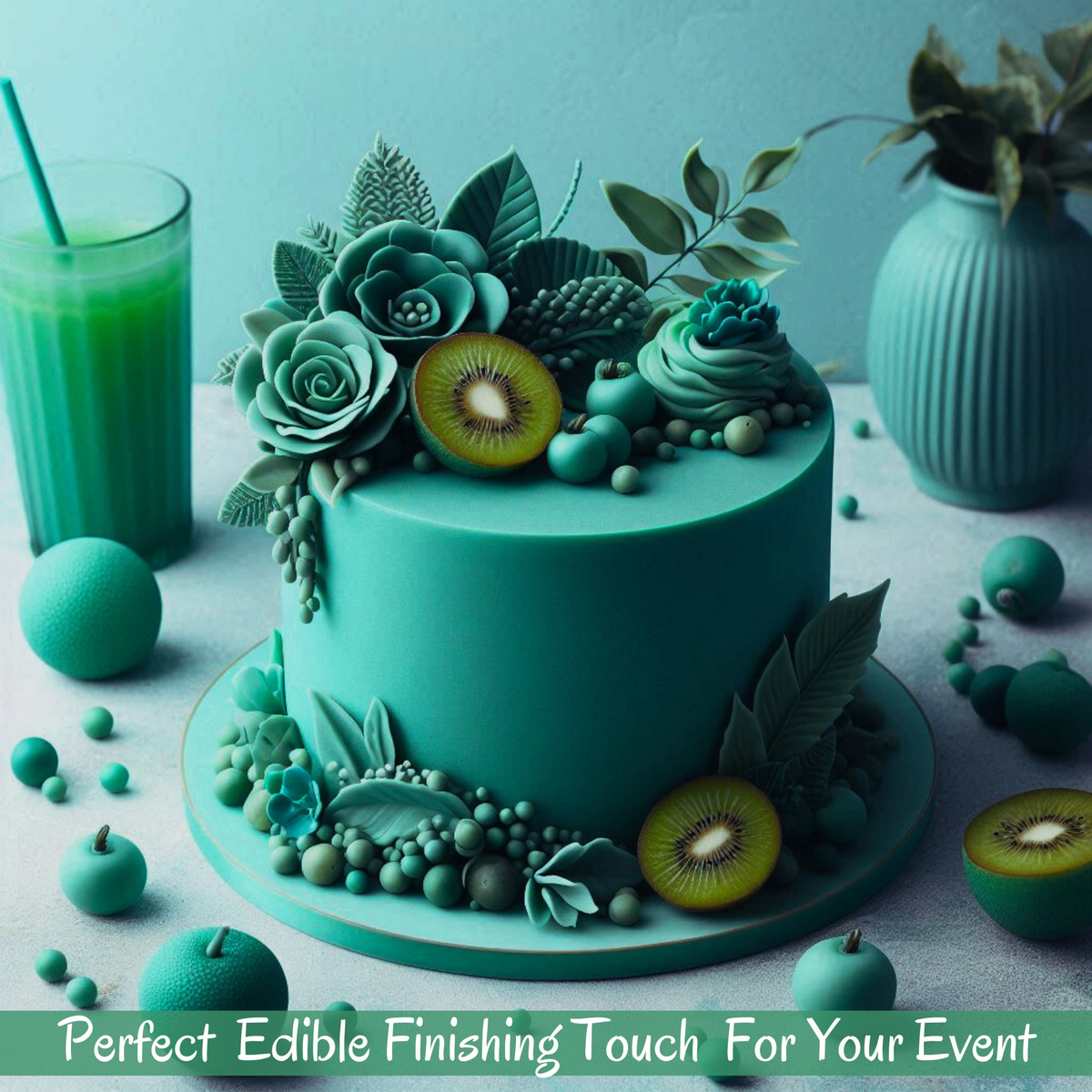 confect emerald green sugarpaste br b 1 kg b