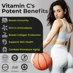 Thumbnail for Health Veda Organics Natural Vitamin C Tablets For Skin & Health - Distacart