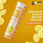 Thumbnail for BOOSTIQ ACV Moringa & Cinnamon Effervescent Tablets - Lemon Flavour - Distacart