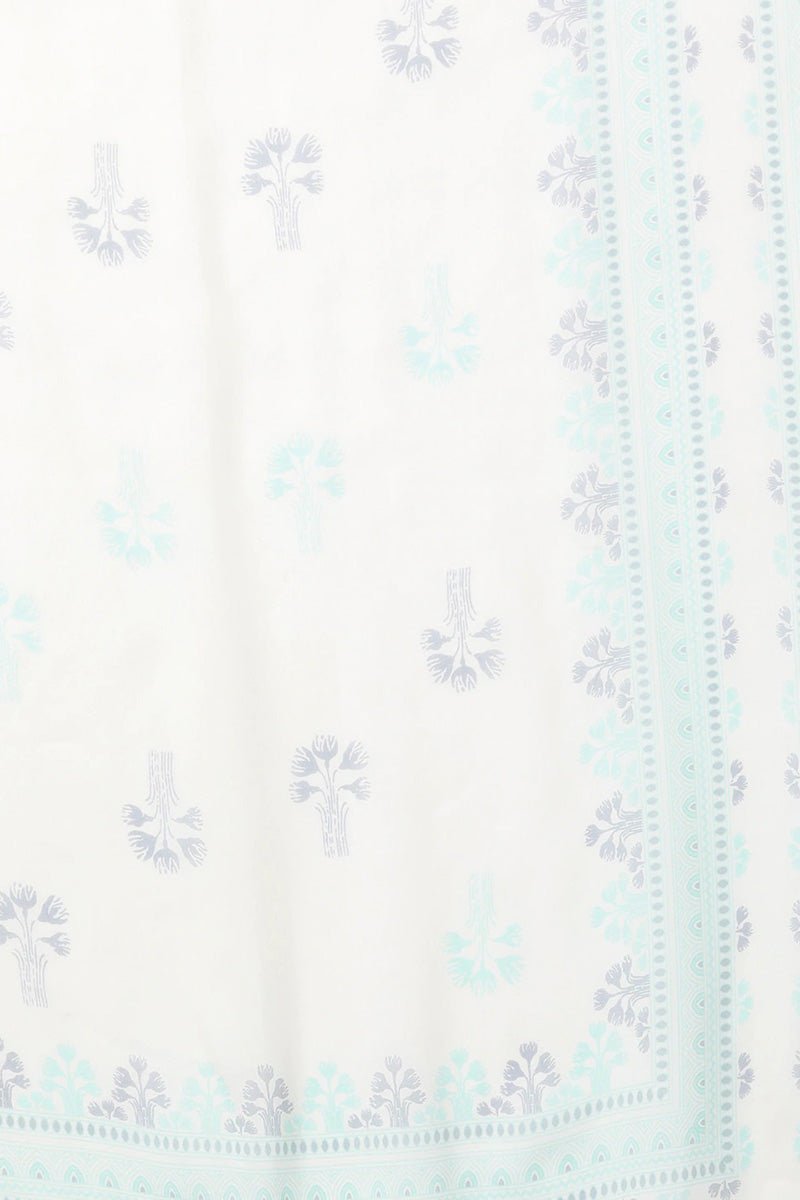 Ahika Sea Green Polyester Straight Kurta Palazzo With Dupatta