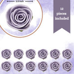 Thumbnail for sugar roses for cake cupcake decoration lavender 120 gms