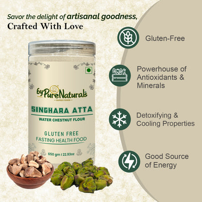 byPureNaturals Singhara Atta (Water Chestnut Flour) - Dista