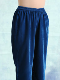 Thumbnail for trueBrowns Blue Velvet Pant - Distacart