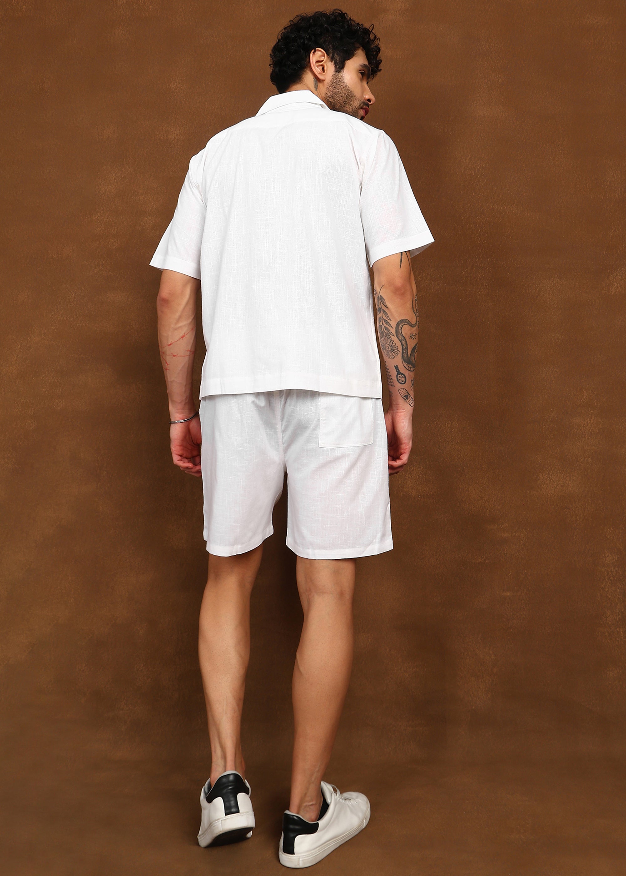 Fabmade Ivory Utility Co-Ord Set - Distacart